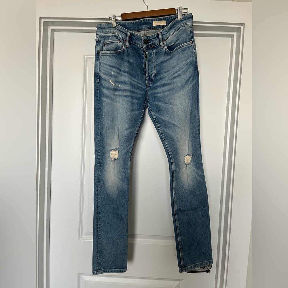 Mens All Saints Cigarette Jeans